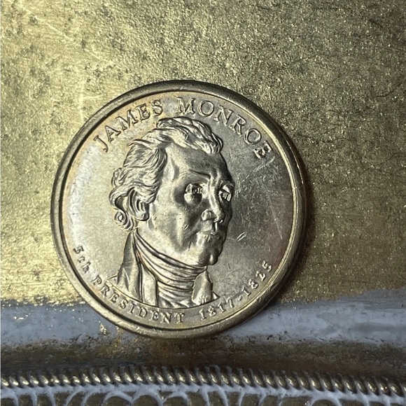 2008-D James Monroe Presidential $1 Dollar Uncirculated Coin - Picture 3 of 5